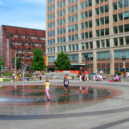 Greenway Fountains in Boston
