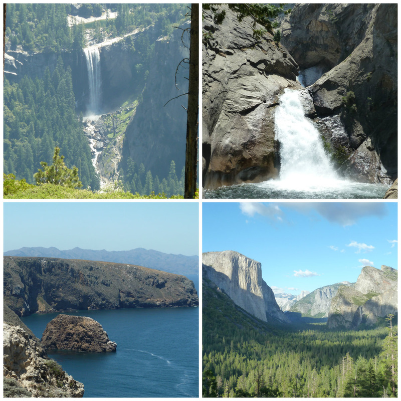 Beautiful Yosemite, Kings Canyon and Channel  Islands National Parks
