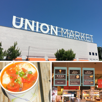 So much fun exploring DC's Union Market. Over 30 food vendors to choose from. 