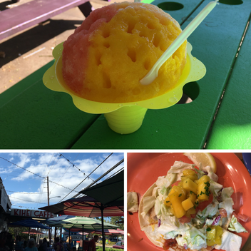So many casual dining options in Kihei on Maui, including Ululani's, Kihei Caffe for breakfast, and Coconuts Fish Cafe for fish tacos.