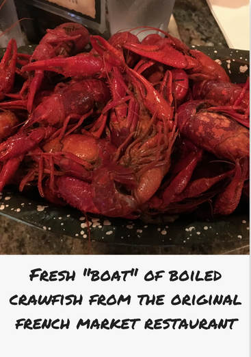The spicy boiled crawfish from the Original French Market are not to be missed! | How to Spend 4 Days Eating in New Orleans