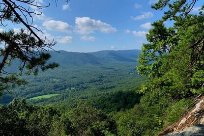 View from Sawtooth Ridge in Virginia's Blue Ridge.