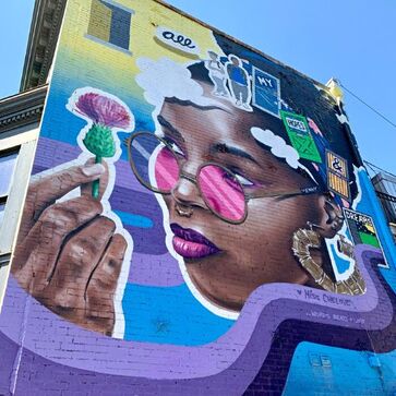 So many colorful murals to be found around Washington, DC | 5 Cities in the USA with Fascinating Street Art #streetart