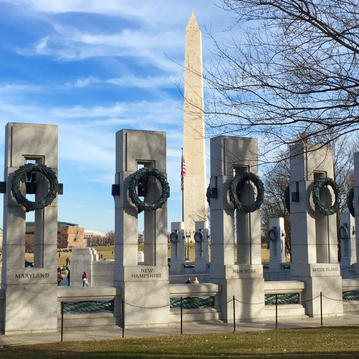 The National Mall in Washington DC offers plenty to see for National Park lovers. 