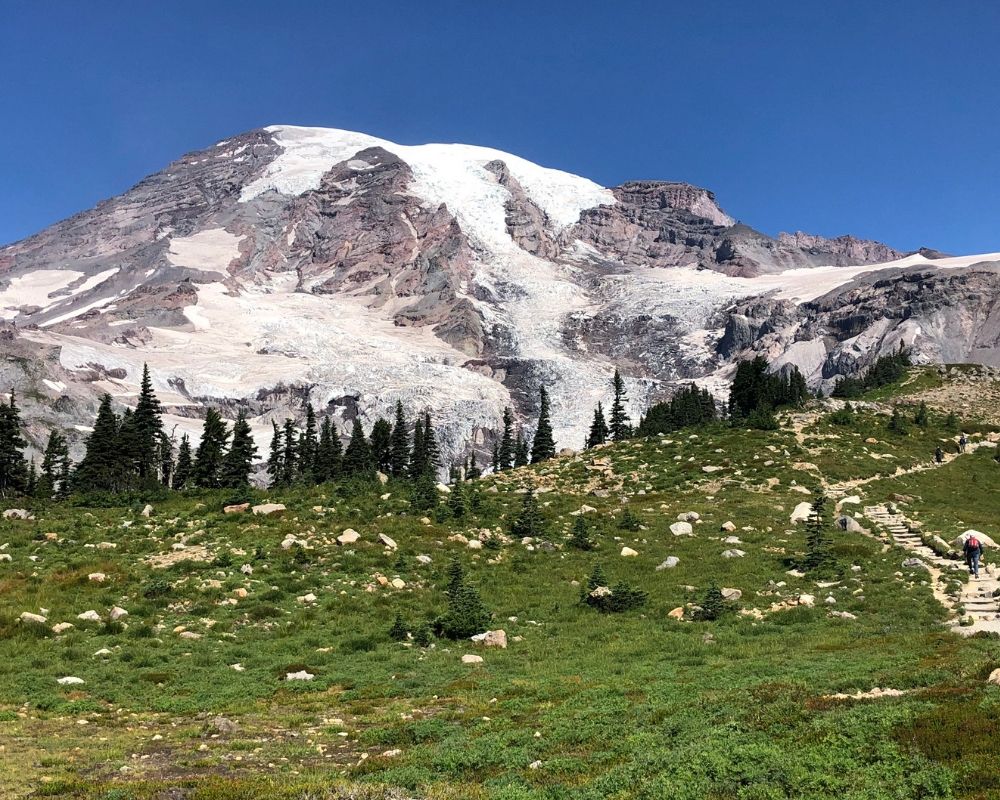 4 Great Day Hikes in the Seattle Area | Mount Rainier/Glacier Vista Trail.