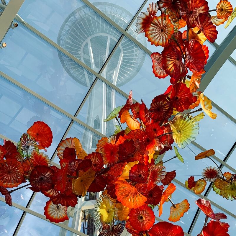 The glass exhibition at Chihuly Garden & Glass | 4 Fun Things to Do in the Seattle Area