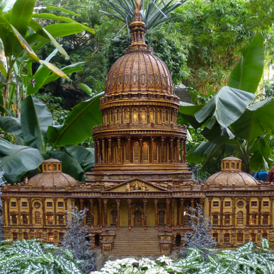December is the perfect time to visit the United States Botanic Garden in DC to enjoy the holiday exhibit.
