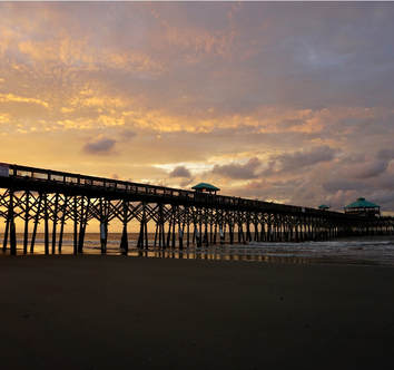 Sunrise at the Folly Beach Pier | 20 Colorful Photos from a Weekend in the Charleston Area