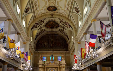 The inside of the iconic St. Louis Cathedral in New Orleans is worth a peek! 