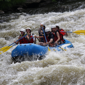 White Water Rafting the Upper Pigeon River in Tennessee. 