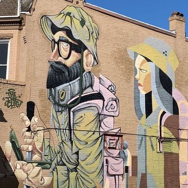 The street art in Richmond Virginia is amazing!