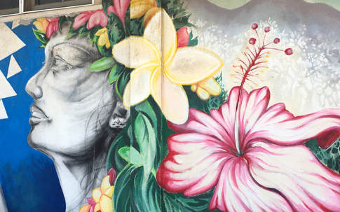 Loved this beautiful mural I found in Hawaii | 5 Cities in the USA with Fascinating Street Art #streetart