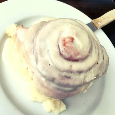 Don't miss getting a cinnamon roll at The Bee and The Biscuit when you visit Virginia Beach. 
