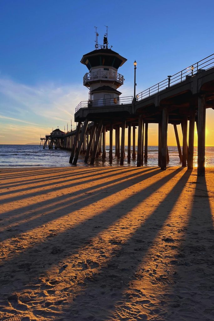 Huntington Beach Sunset - 15 Tips to Save Money on Vacation