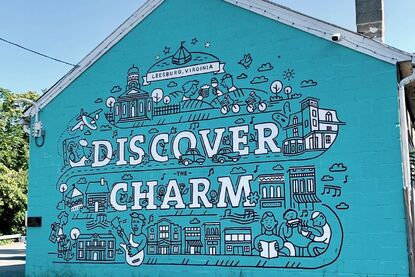 Leesburg Virginia Discover Charm Mural - 5 Ways to Spend the Day in Loudoun County Virginia