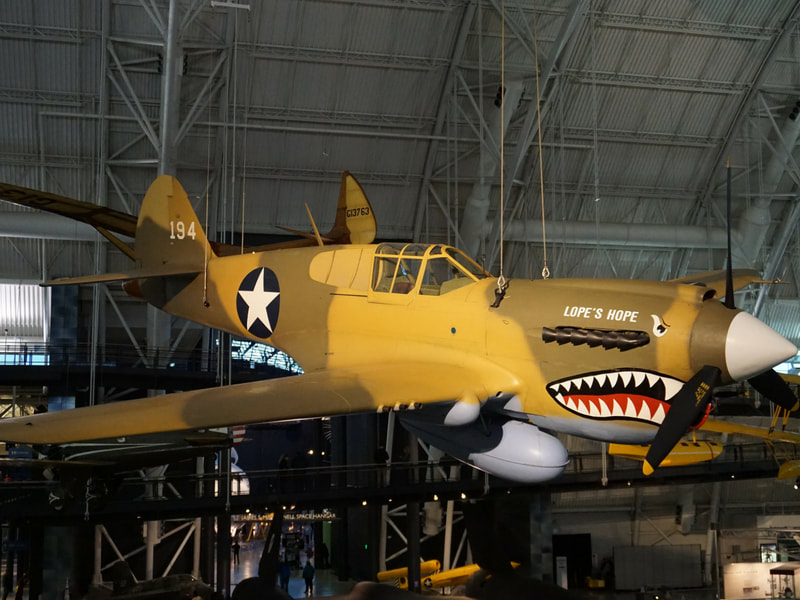 Airplane at Udvar-Hazy Center - day tripping for museum fun in the DC area