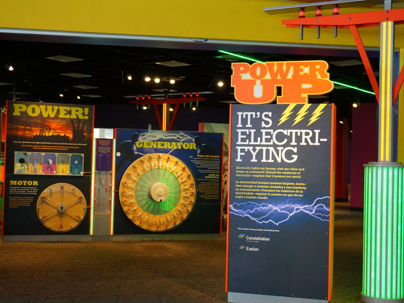 Exhibit at the Maryland Science Center - day tripping for museum fun in the DC area
