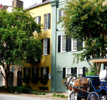 Colorful Houses on Rainbow Row