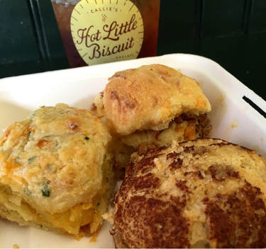 Lunch from Callie's Hot Little Biscuit at the Charleston City Market
