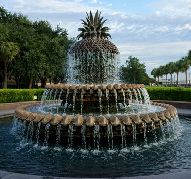 Charleston Pineapple Fountain