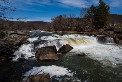 waterfalls at ohiopyle