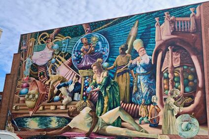 Philadelphia mural artist Meg Saligman - Don't Miss These 3 Cities in the USA for Amazing Street Art