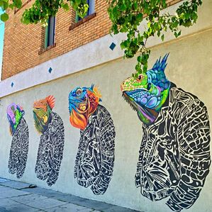 Long beach mural Artist Ryan Milner
