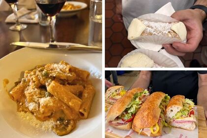 Pasta, cannoli and Italian sandwich - How to Enjoy a Taste of Italy in Boston's North End