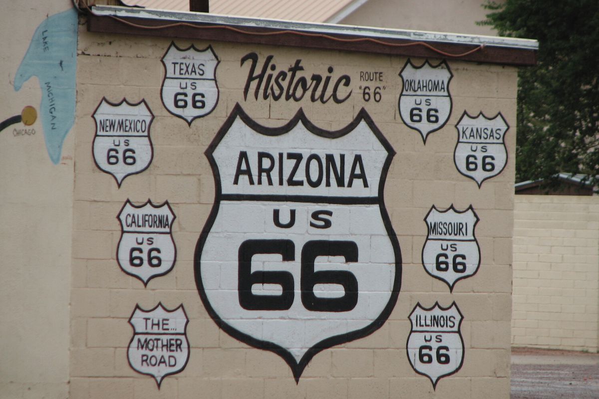 Route 66 Road sign - Road Trips