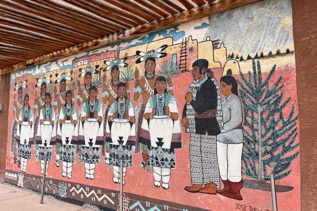 Mural at the Indian Pueblo Cultural Center