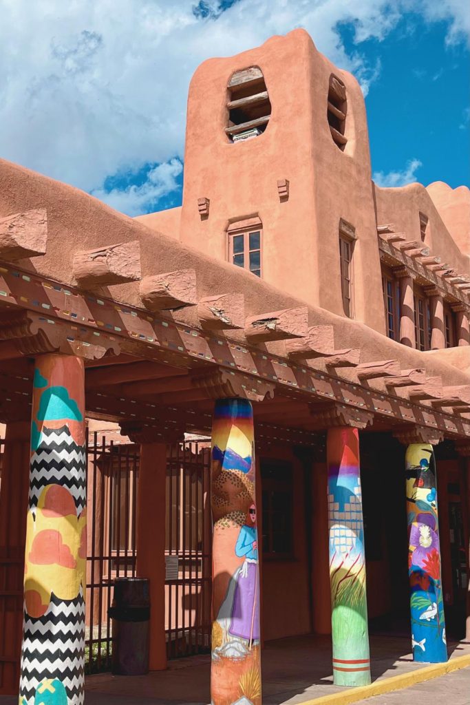 Outside of IAIA Museum of Contemporary Native Arts Santa Fe